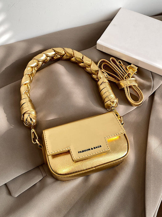 SHEIN bolso cuadrado pequeño de mujer de color caramelo lacado - Quierox - Tienda Online