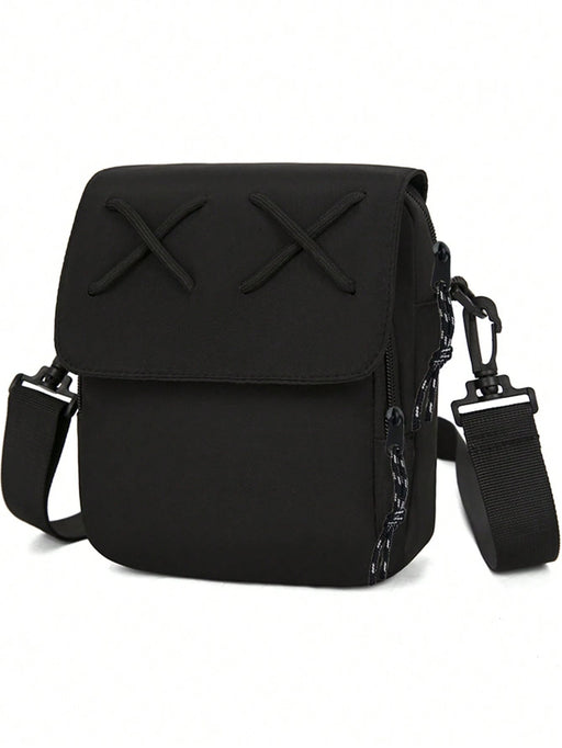 Shein Bolso de hombro casual de moda para hombre cruzado de estilo escolar - Quierox - Tienda Online