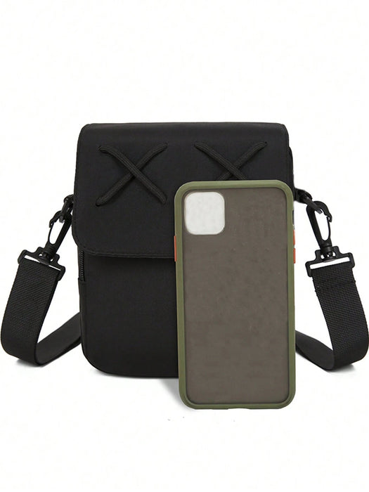 Shein Bolso de hombro casual de moda para hombre cruzado de estilo escolar - Quierox - Tienda Online