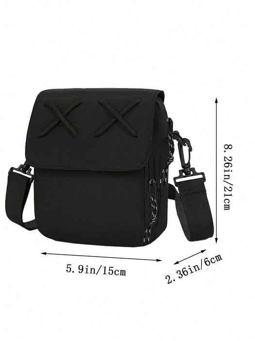 Shein Bolso de hombro casual de moda para hombre cruzado de estilo escolar - Quierox - Tienda Online