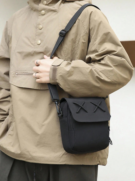 Shein Bolso de hombro casual de moda para hombre cruzado de estilo escolar - Quierox - Tienda Online