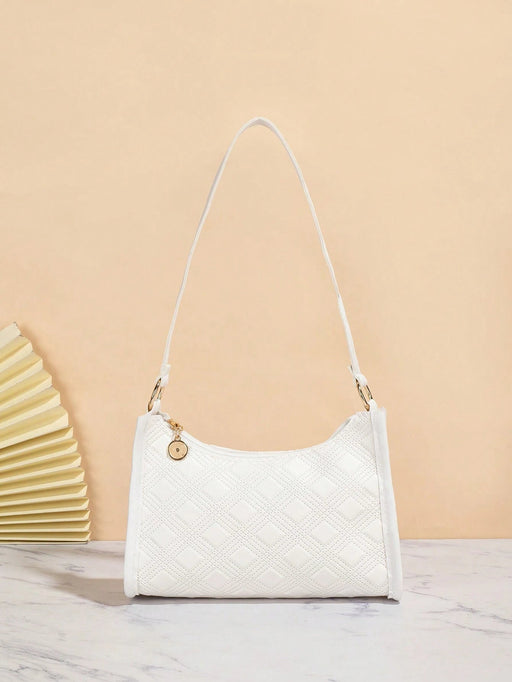 Shein Bolso De Hombro De Hilo De Bordado De Pu De Moda - Quierox - Tienda Online