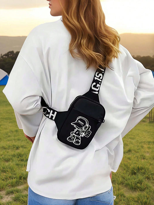 Shein Bolso de hombro de moda, bolso bandolera, bolso pequeño, bolso cruzado - Quierox - Tienda Online