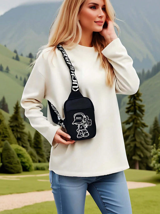 Shein Bolso de hombro de moda, bolso bandolera, bolso pequeño, bolso cruzado - Quierox - Tienda Online