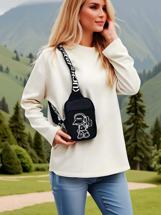 Shein Bolso de hombro de moda, bolso bandolera, bolso pequeño, bolso cruzado - Quierox - Tienda Online