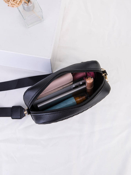 Shein Bolso de hombro de mujer acolchado con correa diagonal - Quierox - Tienda Online