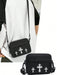 SHEIN Bolso de hombro diagonal con estampado de cruz - Quierox - Tienda Online