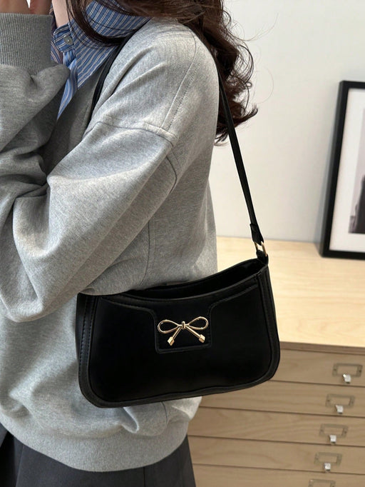 SHEIN Bolso de hombro elegante con forma de media luna para mujeres - Quierox - Tienda Online