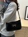 SHEIN Bolso de hombro elegante con forma de media luna para mujeres - Quierox - Tienda Online