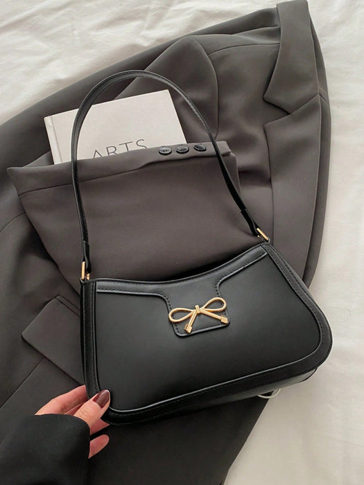 SHEIN Bolso de hombro elegante con forma de media luna para mujeres - Quierox - Tienda Online