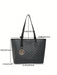 SHEIN Bolso de hombro totalmente impreso, impresión de letras retro de gran capacidad - Quierox - Tienda Online