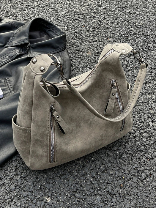 SHEIN Bolso de hombro versátil, moderno y de gran capacidad, mate - Quierox - Tienda Online