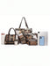 SHEIN Bolso de mamá a cuadros nuevo, gran capacidad, conjunto combinado de 5 piezas - Quierox - Tienda Online