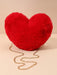 SHEIN Bolso de mano de peluche con forma de corazón - Quierox - Tienda Online
