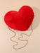 SHEIN Bolso de mano de peluche con forma de corazón - Quierox - Tienda Online