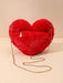SHEIN Bolso de mano de peluche con forma de corazón - Quierox - Tienda Online