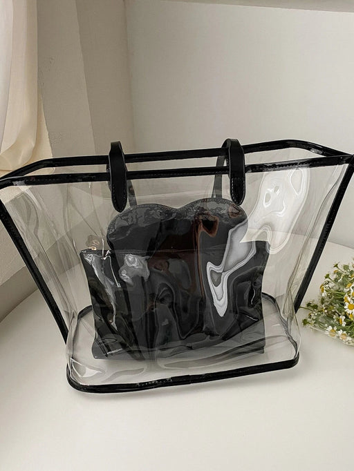 Shein bolso de mano para madres de gran capacidad, transparente - Quierox - Tienda Online