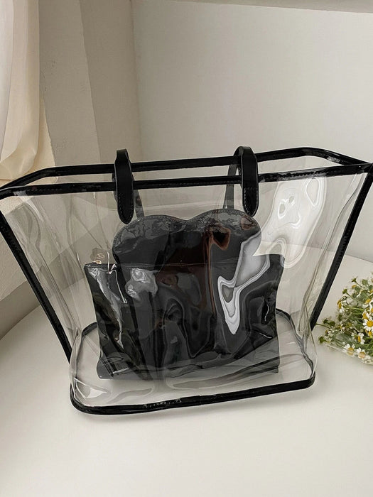 Shein bolso de mano para madres de gran capacidad, transparente - Quierox - Tienda Online