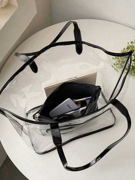 Shein bolso de mano para madres de gran capacidad, transparente - Quierox - Tienda Online