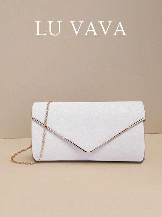 SHEIN Bolso de solapa cuadrado con cadena de lentejuelas - Quierox - Tienda Online