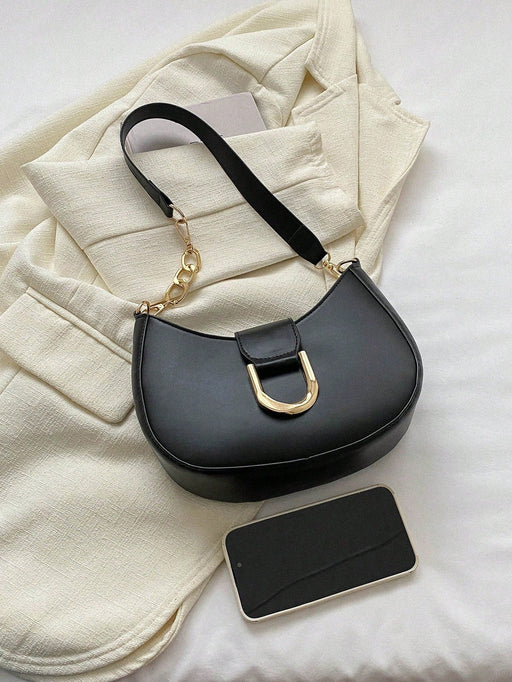 SHEIN Bolso estilo hobo ligero, informal, con cremallera pequeña - Quierox - Tienda Online