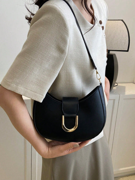 SHEIN Bolso estilo hobo ligero, informal, con cremallera pequeña - Quierox - Tienda Online