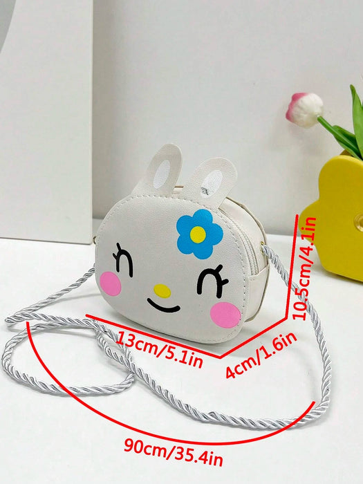 Shein Bolso novedoso con diseño de conejo para niñas, de PU, lindo - Quierox - Tienda Online