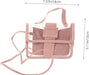Shein - Bolso satchel con solapa y decoración con hebilla transparente - Quierox - Tienda Online