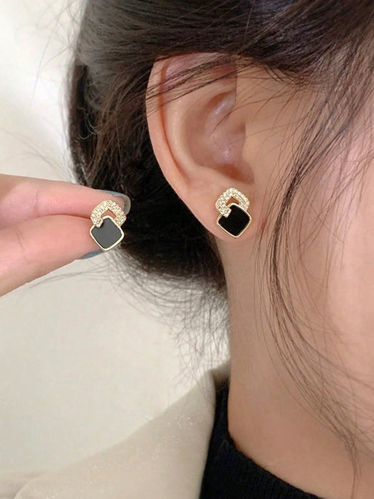 SHEIN Bonitos Pendientes geométricos - Quierox - Tienda Online