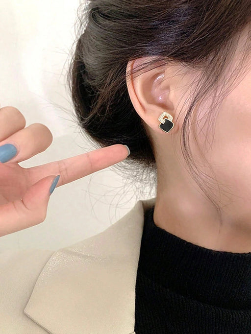 SHEIN Bonitos Pendientes geométricos - Quierox - Tienda Online
