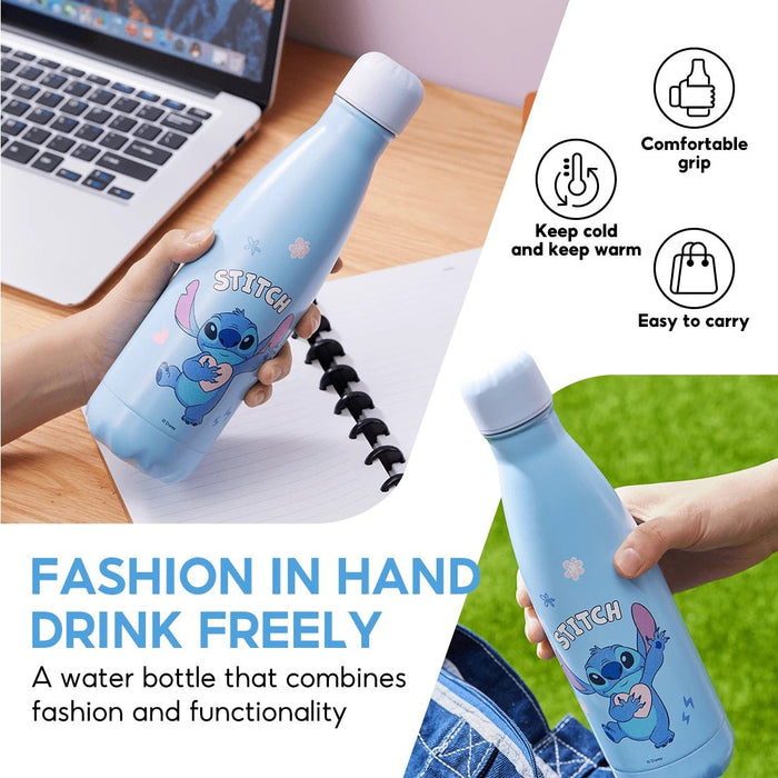 Shein Botella de agua de acero inoxidable con doble capa aislada al vacío - Quierox - Tienda Online
