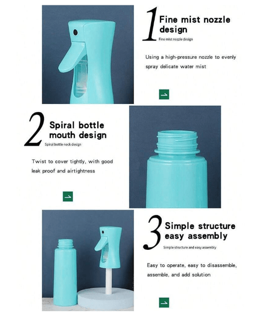 Shein Botella rociadora de alta presión, color macarrón, a juego, 300 ml - Quierox - Tienda Online