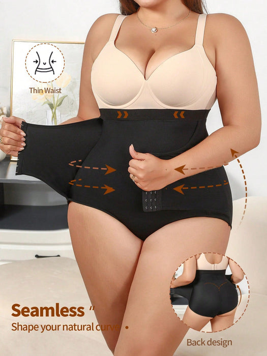 SHEIN Bragas de talla grande de cintura alta con control de barriga - Quierox - Tienda Online