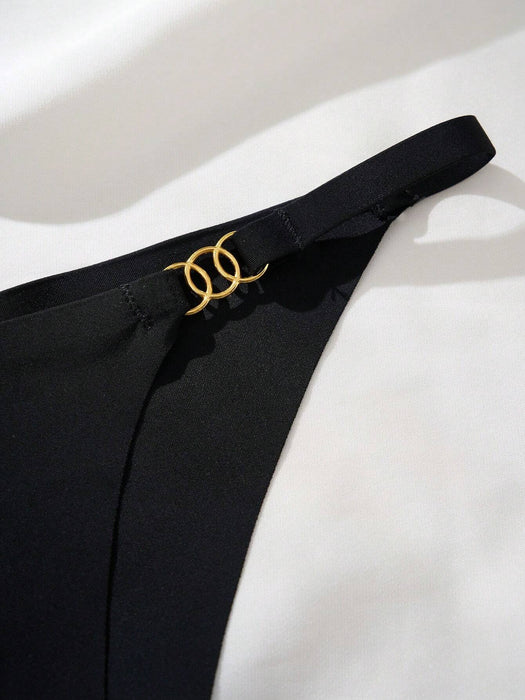 Shein Braguita sexy invisible con cadena - Quierox - Tienda Online