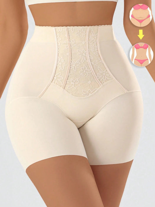 SHEIN Braguitas de control posparto de encaje de cintura alta, moldeadoras de cintura - Quierox - Tienda Online