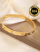SHEIN Brazalete elegante de acero inoxidable Camhanno con diseño floral - Quierox - Tienda Online