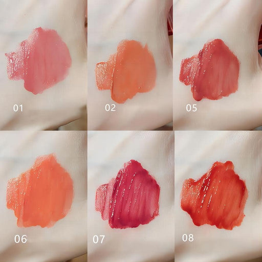 Shein Brillo de labios con textura de gelatina con brillo de espejo y efecto de gota de agua, duradero - Quierox - Tienda Online