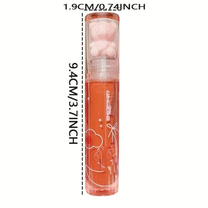 Shein Brillo de labios con textura de gelatina con brillo de espejo y efecto de gota de agua, duradero - Quierox - Tienda Online