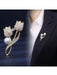 Shein Broche de flor de tulipán con alfiler, pasador de traje - Quierox - Tienda Online