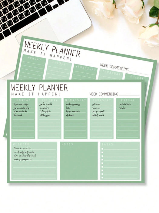 SHEIN BUBU 1 pieza Planificador semanal - Planificador diario Lista de tareas - Quierox - Tienda Online