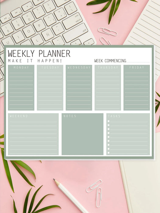 SHEIN BUBU 1 pieza Planificador semanal - Planificador diario Lista de tareas - Quierox - Tienda Online