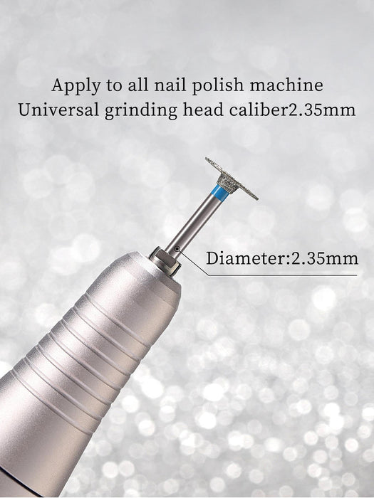 Shein Cabezal de perforación en forma de T con diamante y arena para acortar uñas acrílicas puntiagudas - Quierox - Tienda Online