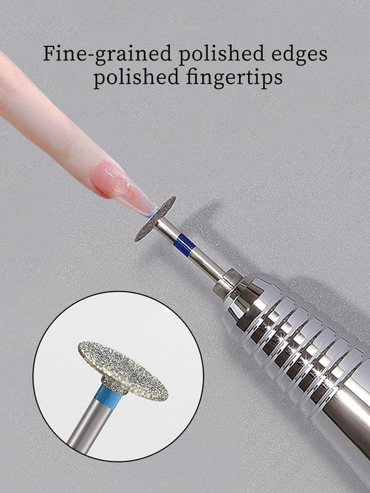 Shein Cabezal de perforación en forma de T con diamante y arena para acortar uñas acrílicas puntiagudas - Quierox - Tienda Online