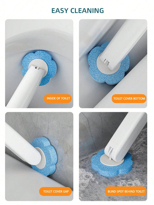 SHEIN Cabezal de repuesto para cepillo de limpieza de inodoro desechable con aroma a limón amarillo - Quierox - Tienda Online