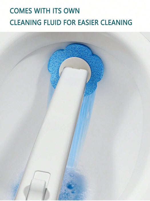 SHEIN Cabezal de repuesto para cepillo de limpieza de inodoro desechable con aroma a limón amarillo - Quierox - Tienda Online