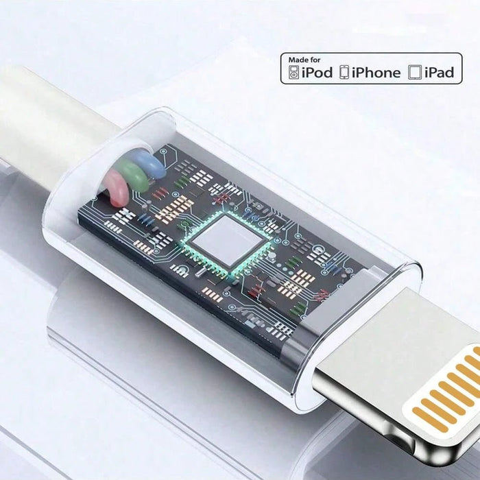 Shein Cable de datos de carga rápida compatible con iPhone de 3.3ft - Quierox - Tienda Online