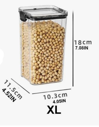 Shein Caja de almacenamiento de alimentos transparente, 1 ud. - Quierox - Tienda Online