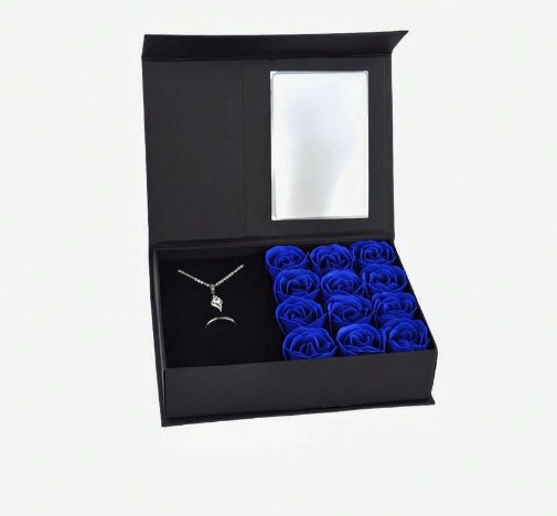 Shein Caja de regalo con 12 rosas decorativas (sin accesorios) - Quierox - Tienda Online