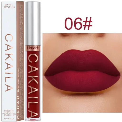 SHEIN CAKAILA - Barra de labios orgánica mate no adherente en vaso - Quierox - Tienda Online