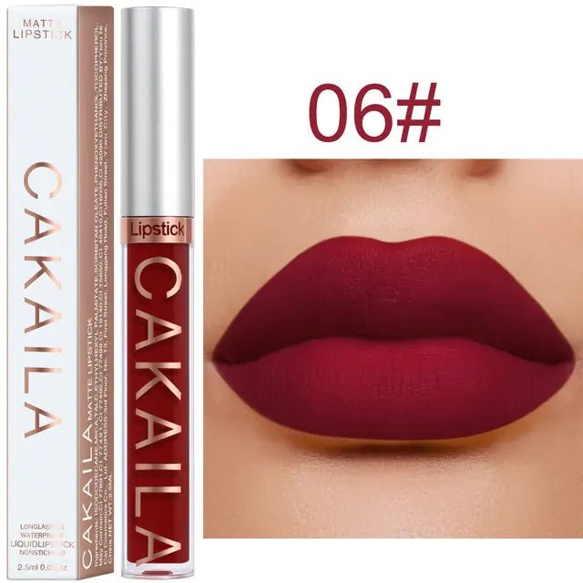 SHEIN CAKAILA - Barra de labios orgánica mate no adherente en vaso - Quierox - Tienda Online